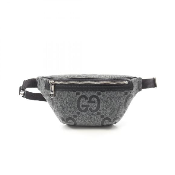 Gucci Handbags - Gucci Jumbo GG Waist Bag Black Leather